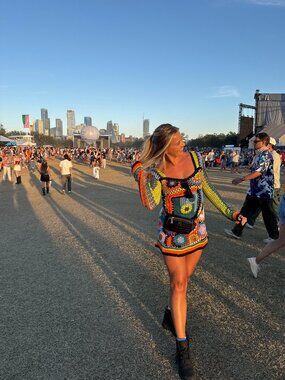 PARADISE FOUND KNIT MINI DRESS - S